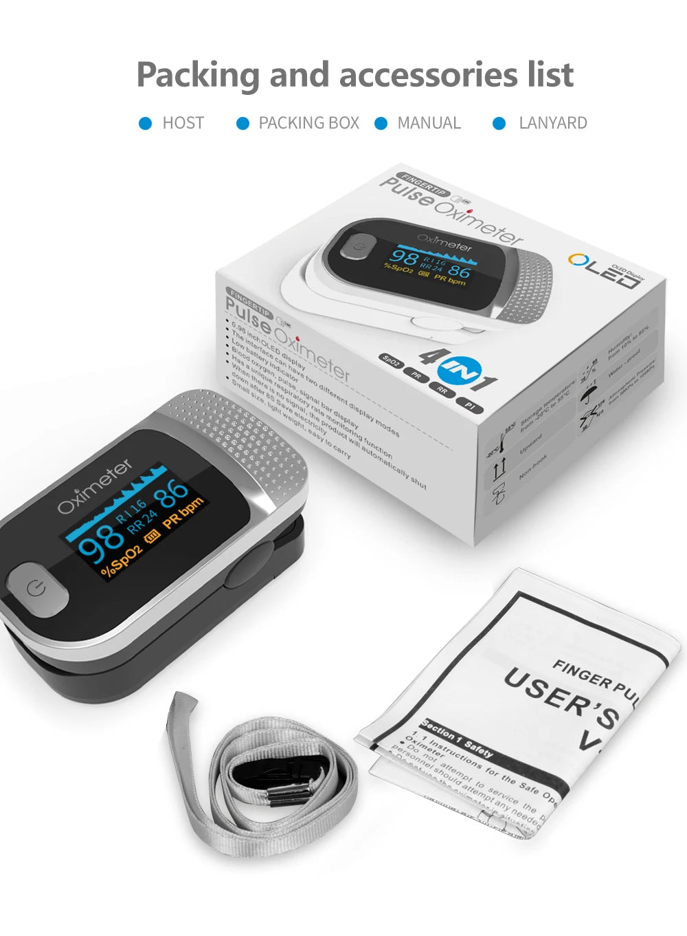 FINGERTIP Pulse Oximeter SPO2