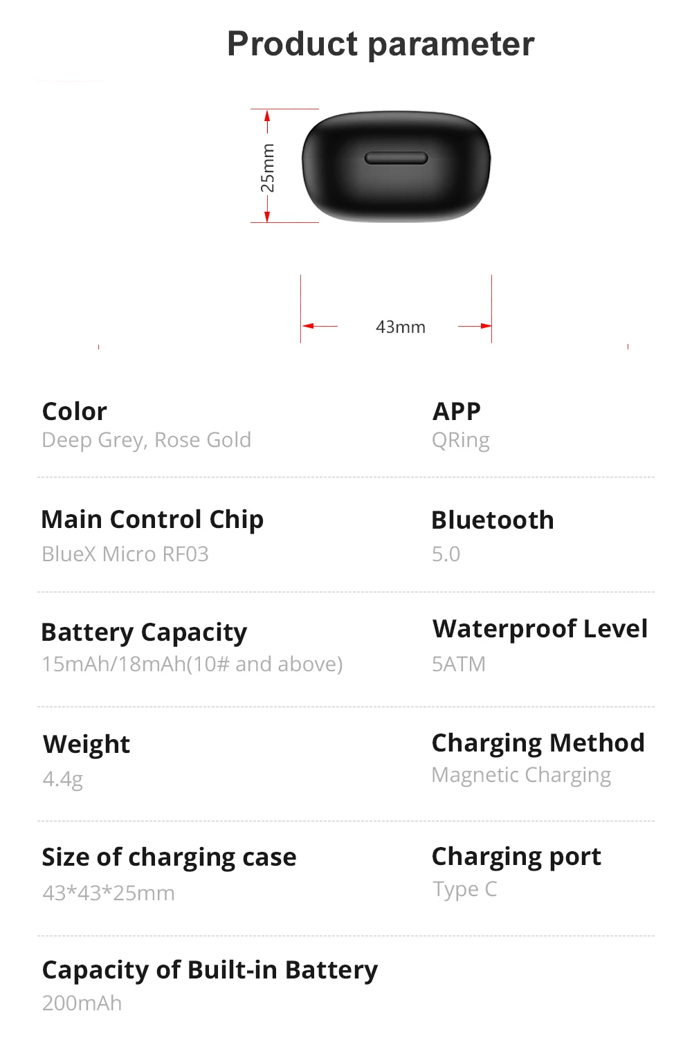 [2024] Smart Ring R10 5ATM