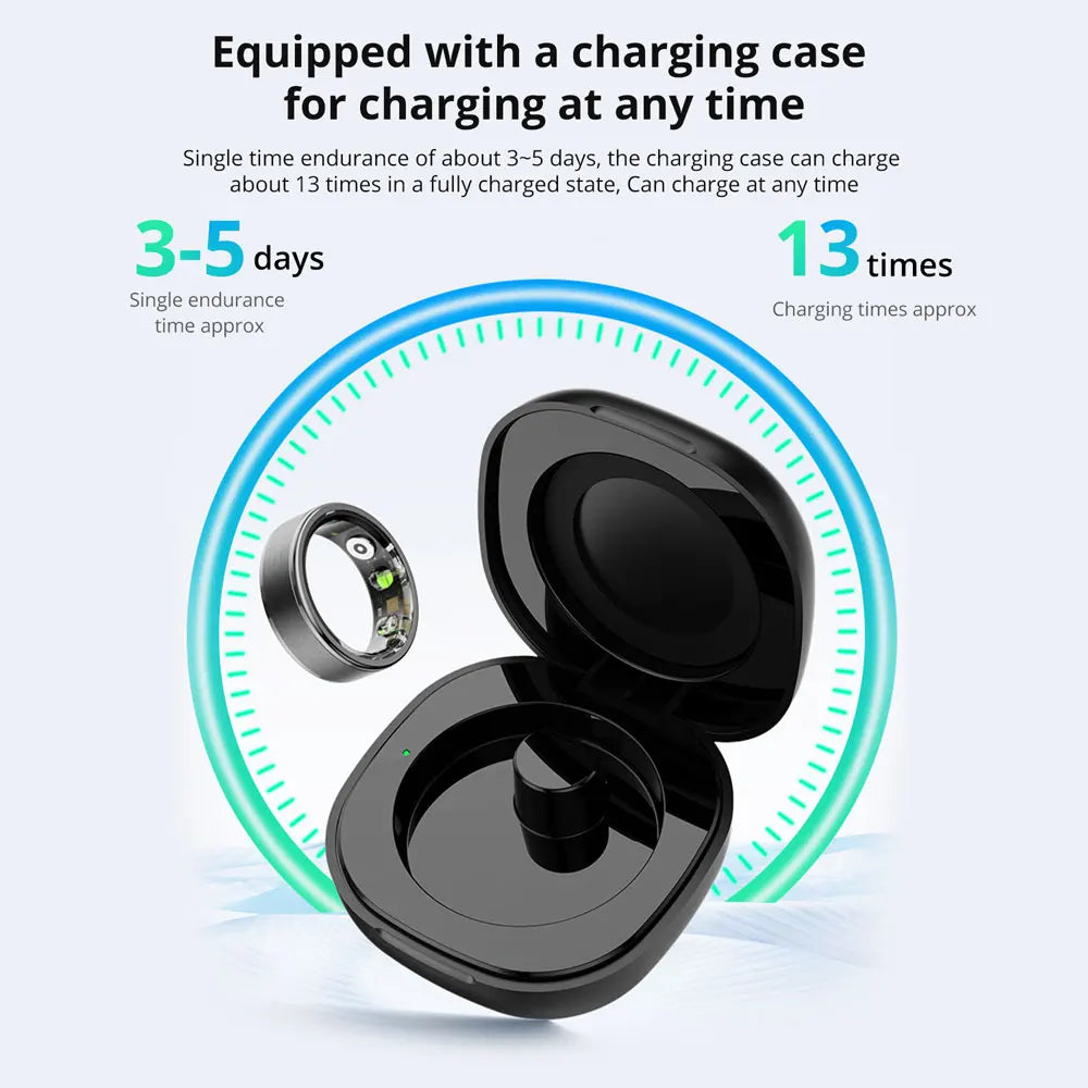 [2024] Smart Ring - R03 with Charging Case